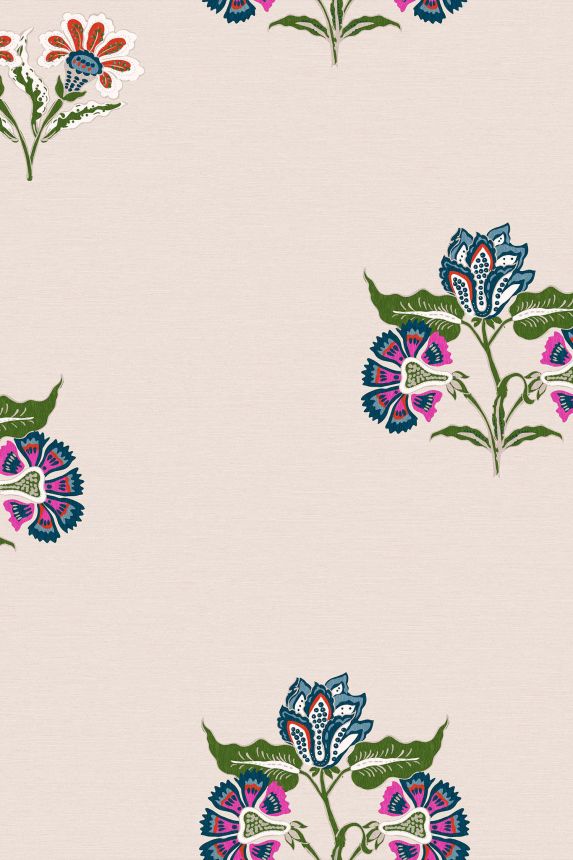 Beige floral wallpaper, 118574, Joules, Graham&Brown