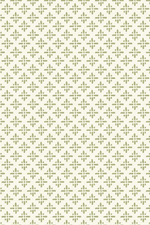 Green-beige geometric wallpaper, 118580, Joules, Graham&Brown