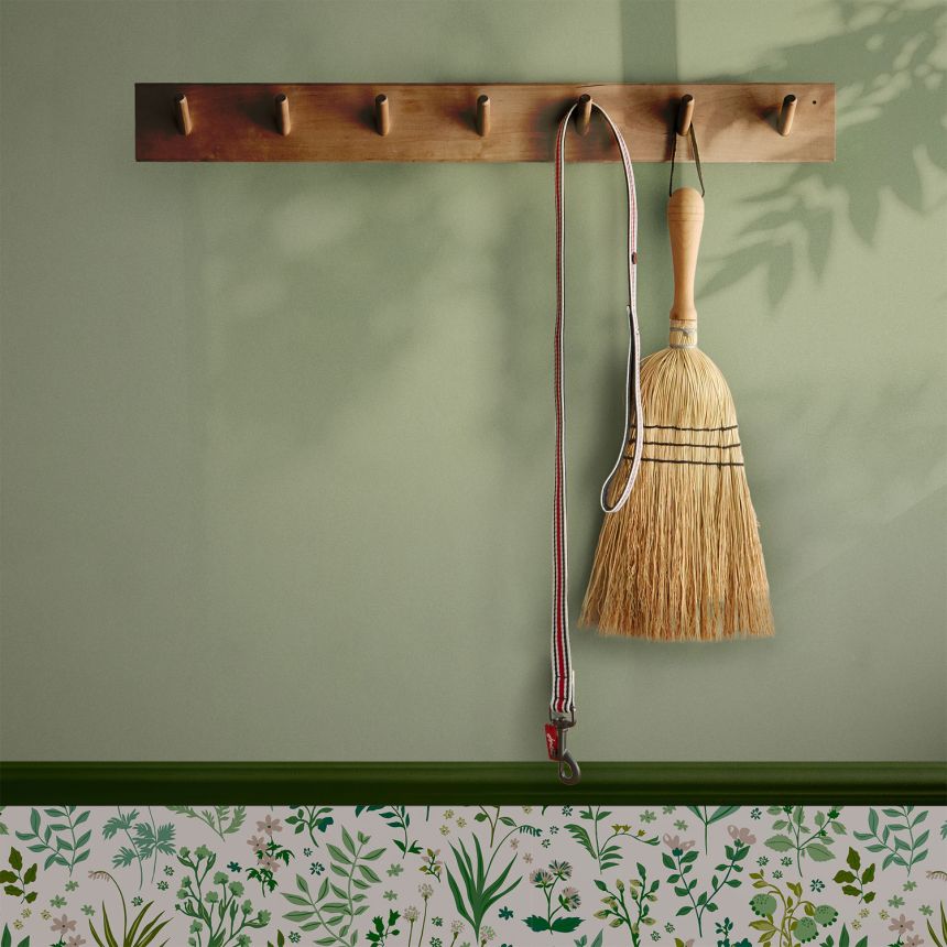 Monochrome green wallpaper, 120885, Joules, Graham&Brown