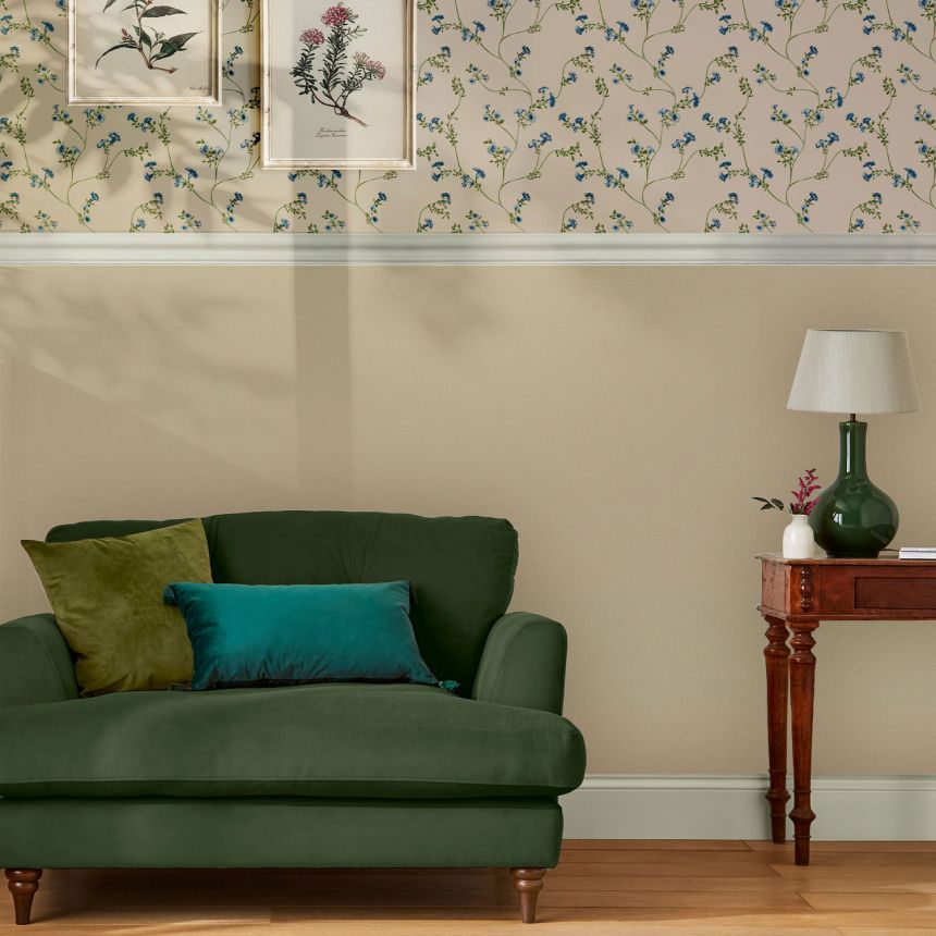 Monochrome beige wallpaper, 120887, Joules, Graham&Brown