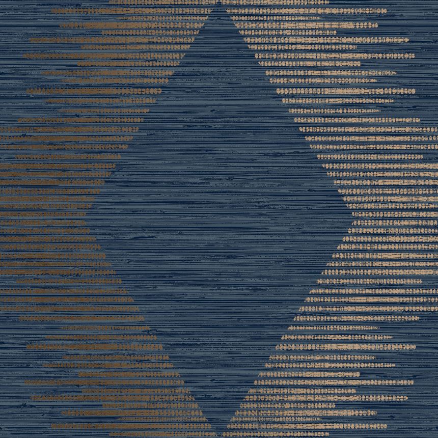 Blue geometric pattern wallpaper, 120721, Vavex 2025