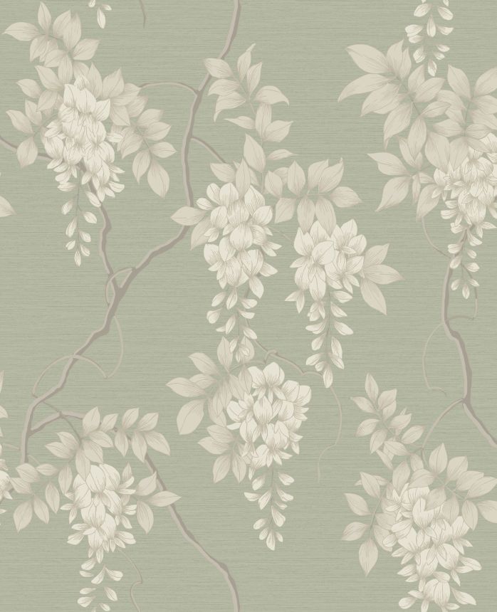 Green floral wallpaper, 120197, Zen, Superfresco Easy