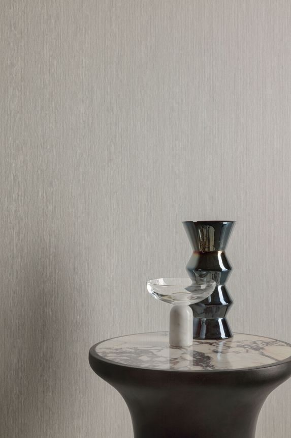 Gray-beige non-woven wallpaper, TI1203, Time 2025, Grandeco