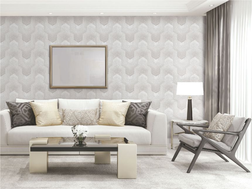 Luxury geometric wallpaper, TP422911, Exclusive Threads, Design ID