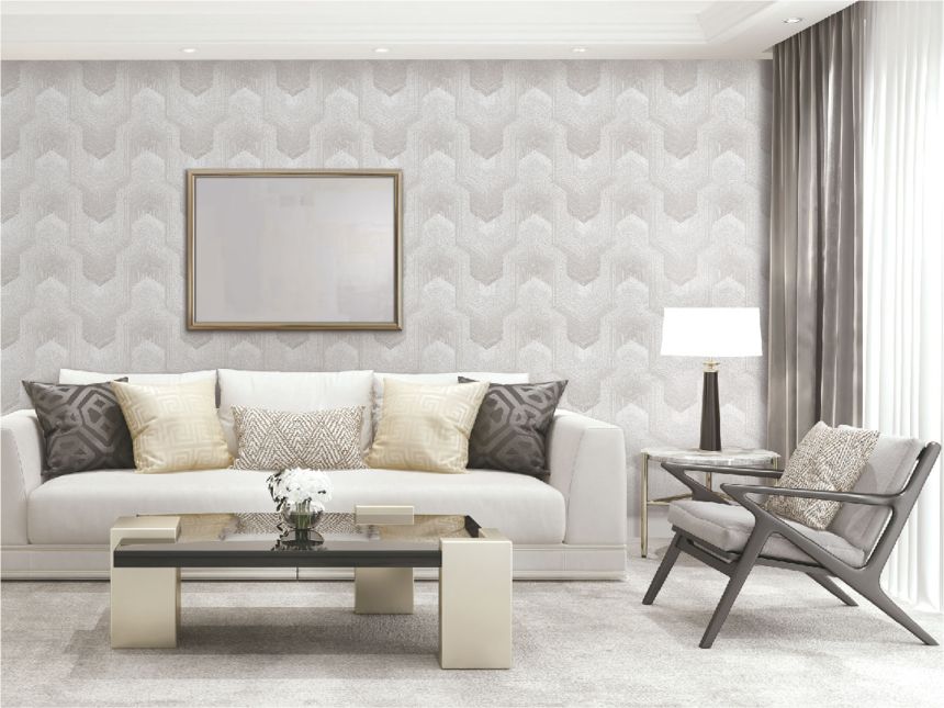 Luxury geometric wallpaper, TP422912, Exclusive Threads, Design ID