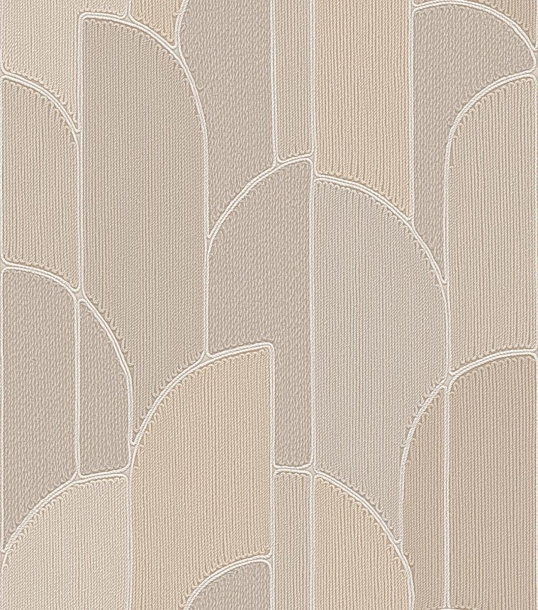 Beige geometric wallpaper, TP422932, Exclusive Threads, Design ID