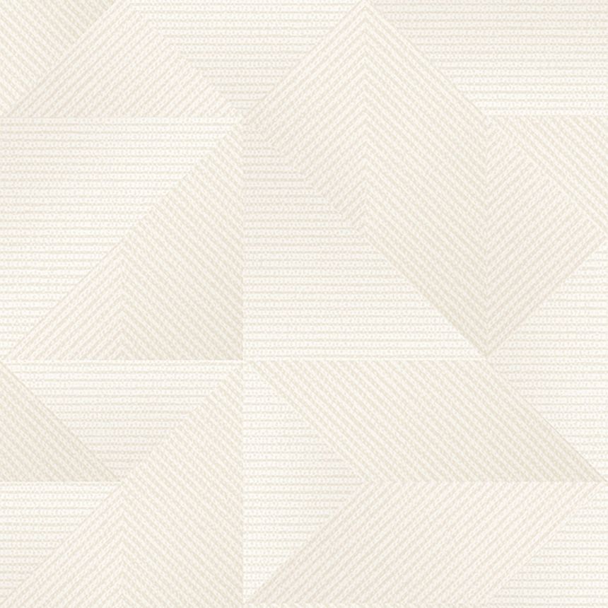 Luxury white geometric wallpaper, TP422971, Exclusive Threads, Design ID