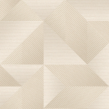 Luxury beige geometric wallpaper, TP422972, Exclusive Threads, Design ID