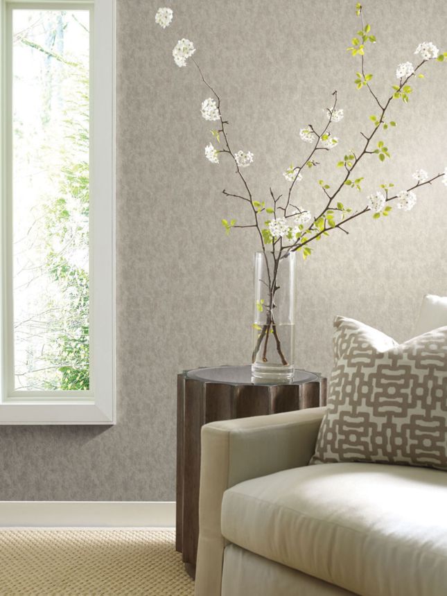 Gray-silver wallpaper, WP-1159, Modern Metals, York