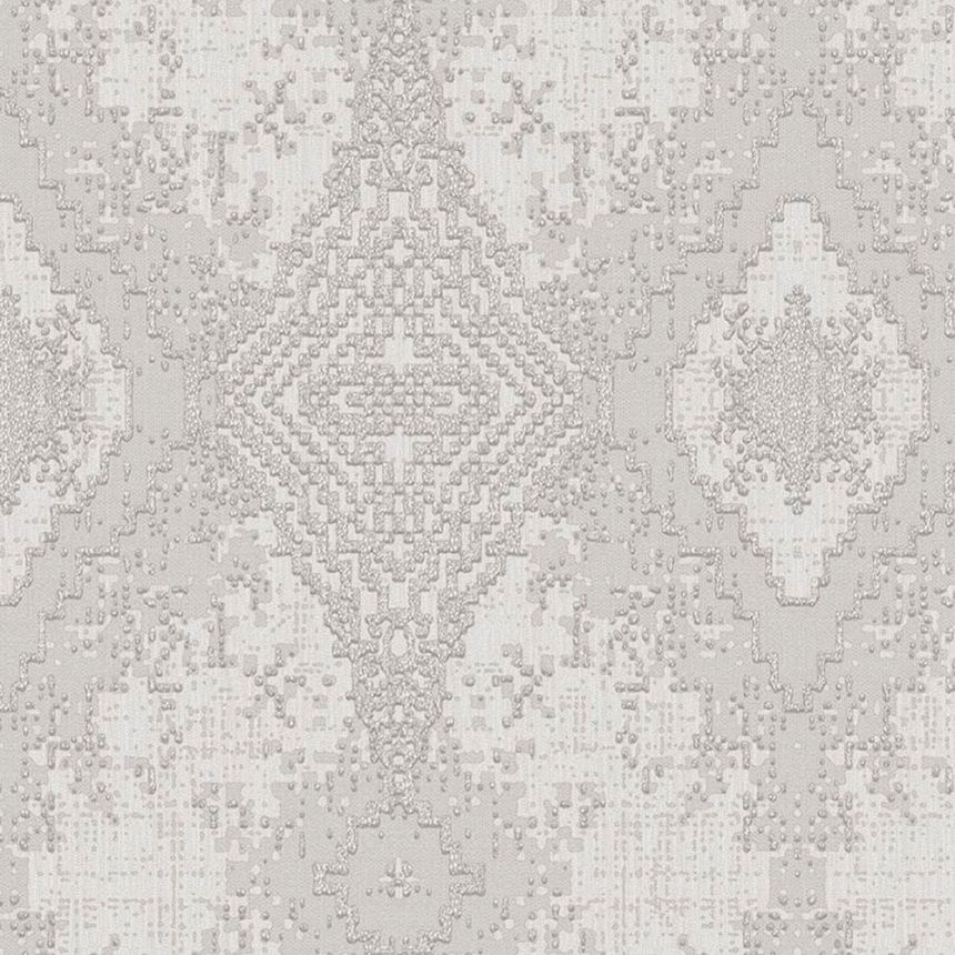 Luxury cream geometric pattern wallpaper, 47721, Eterna, Parato