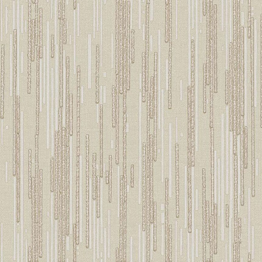 Luxury cream-beige striped wallpaper, 47730, Eterna, Parato