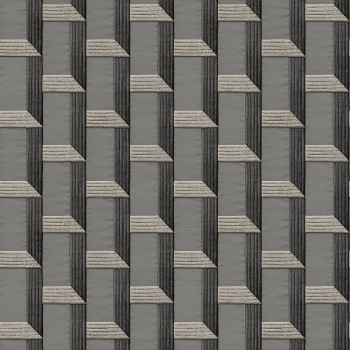 Geometric 3D non-woven wallpaper with a vinyl surface DE120075, Wallstitch, Design ID