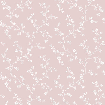 Pink non-woven floral wallpaper, 12354, Fiori Country, Parato