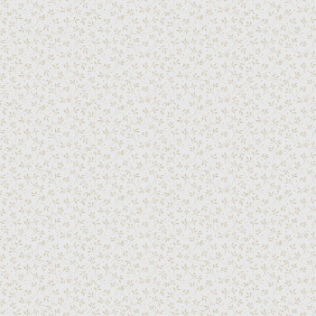 White non-woven wallpaper with branches,,12369, Fiori Country, Parato