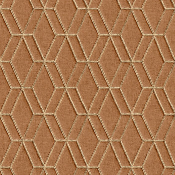 Non-woven geometric wallpaper with a vinyl surface DE120065, Wallstitch, Design ID