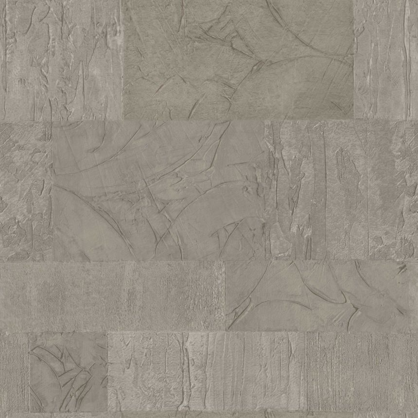 Gray wallpaper, geometric pattern, stucco, 24429, Textum, Cristiana Masi by Parato