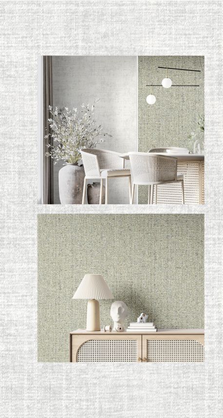 White non-woven wallpaper, fine texture, 24440, Textum, Cristiana Masi by Parato