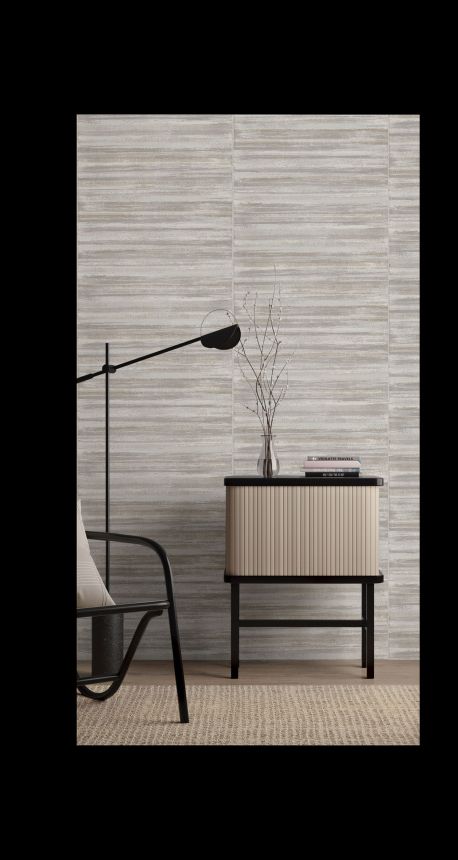 Blue-gray non-woven wallpaper, stripes, 24461, Textum, Cristiana Masi by Parato