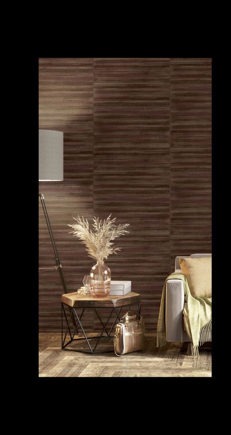 Wine red non-woven wallpaper, stripes, 24468, Textum, Cristiana Masi by Parato