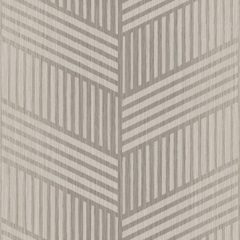 Gray-beige non-woven wallpaper, geometric pattern, 24481, Textum, Cristiana Masi by Parato