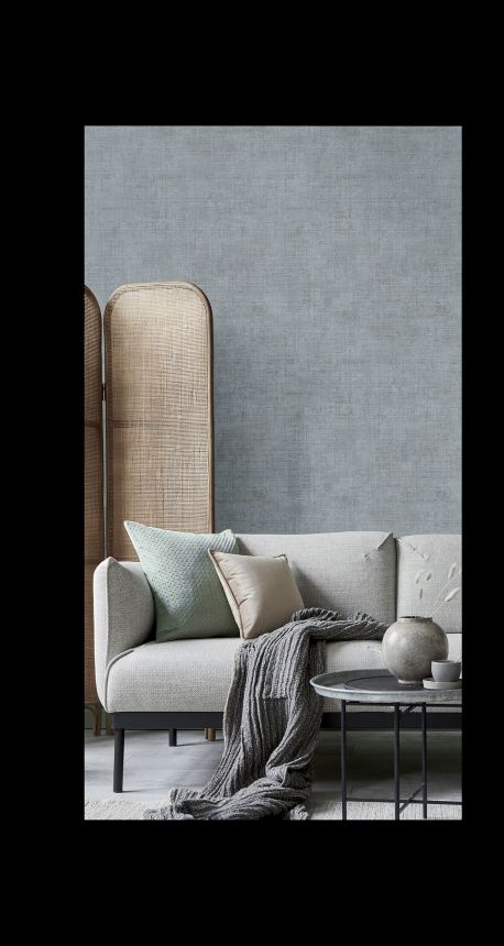 Gray non-woven wallpaper, fabric imitation, 24499, Textum, Pictura, Cristiana Masi by Parato