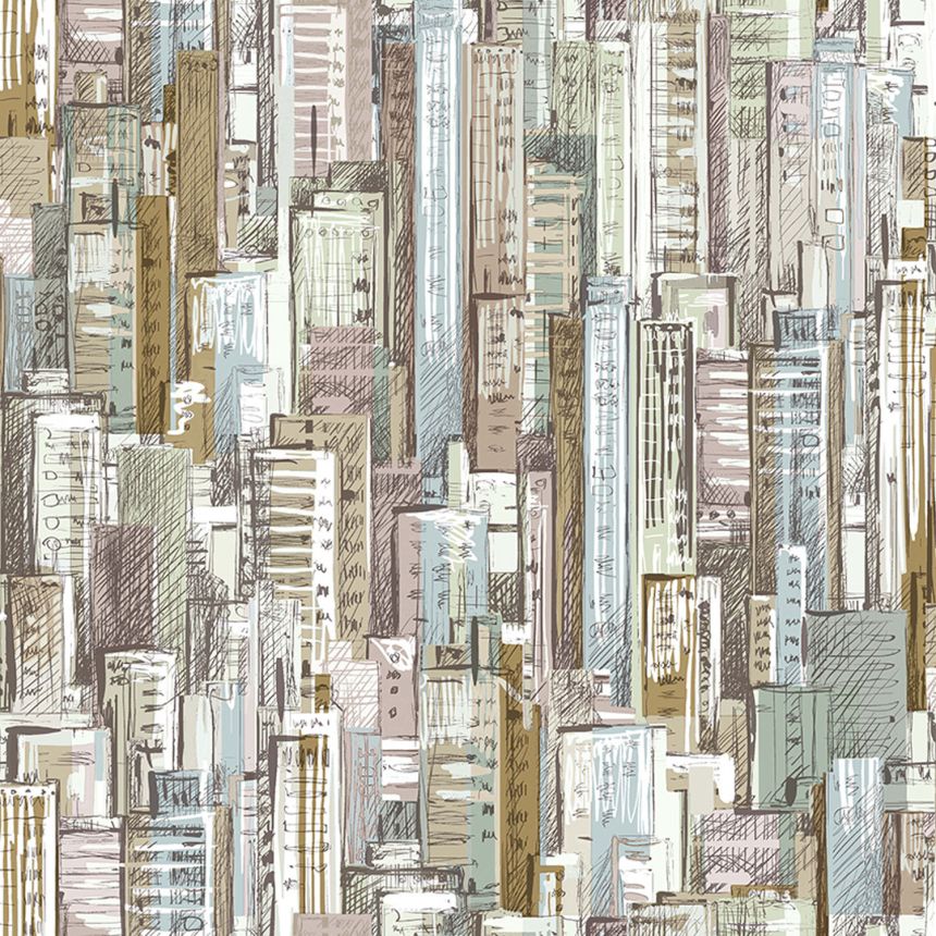 Wallpaper for teenagers, City, 16602, Friends & Coffee, Cristiana Masi by Parato