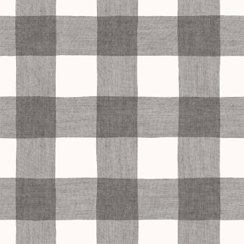 Black and white wallpaper, checkered, 11027, Friends & Coffee, Cristiana Masi by Parato