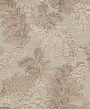 Brown wallpaper with leaves, 28812, Thema, Cristiana Masi by Parato