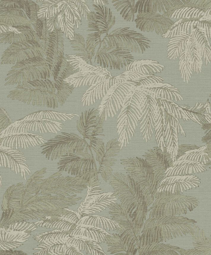 Green wallpaper with leaves, 28815, Thema, Cristiana Masi by Parato
