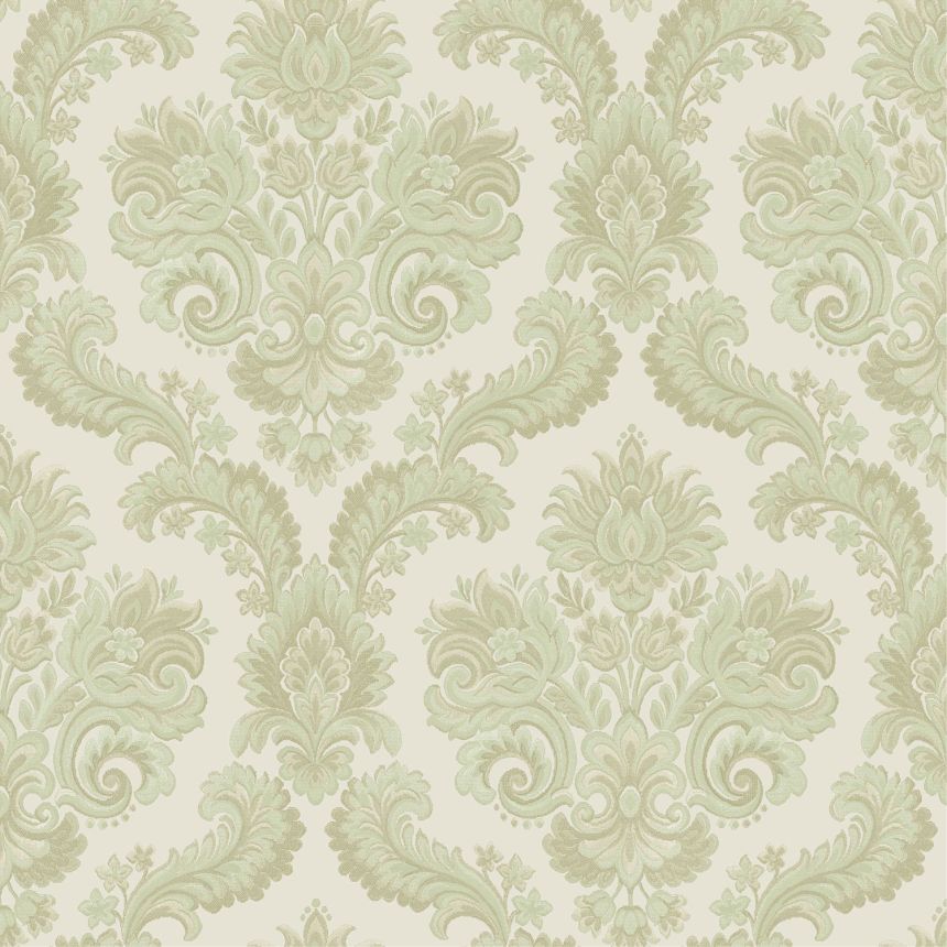 Green baroque wallpaper, 28825, Thema, Cristiana Masi by Parato