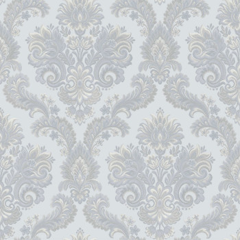Gray-blue baroque wallpaper, 28826, Thema, Cristiana Masi by Parato