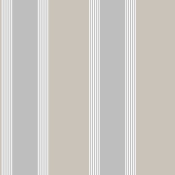 Grey-beige striped wallpaper, 28873, Thema, Cristiana Masi by Parato