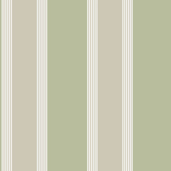 Green-beige striped wallpaper, 28875, Thema, Cristiana Masi by Parato