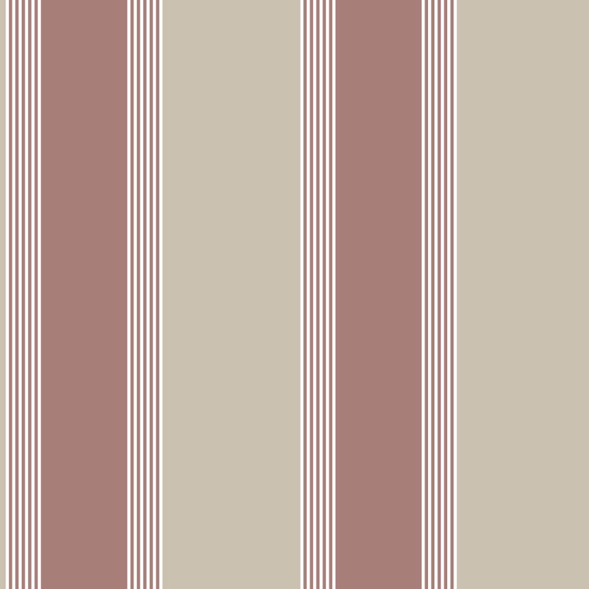 Pink-beige striped wallpaper tapeta s  pruhy, 28878, Thema, Cristiana Masi by Parato