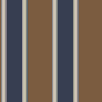 Blue-brown striped wallpaper, 28879, Thema, Cristiana Masi by Parato