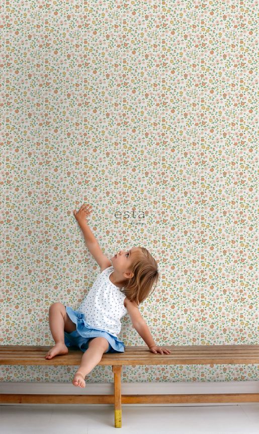 Children's floral wallpaper, 139467, To the Moon and Back, Esta Home