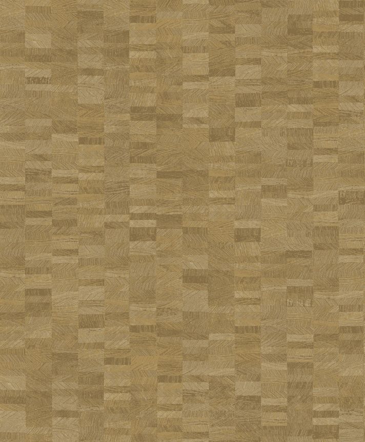 Brown-beige geometric wallpaper, SPI201, Spirit of Nature, Khroma by Masureel