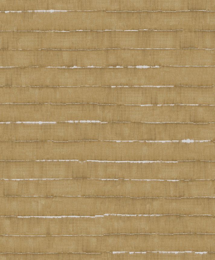 Ocher striped wallpaper, SPI502, Spirit of Nature, Khroma by Masureel
