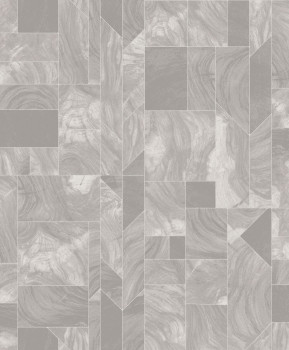 Gray marbled wallpaper, SPI704, Spirit of Nature, Khroma by Masureel