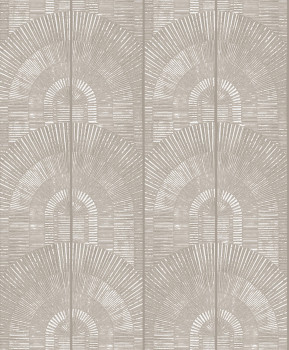 Luxury gray-beige wallpaper Art Deco, SPI802, Spirit of Nature, Khroma by Masureel