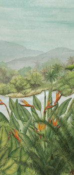 Wall mural, Tropical forest, palm trees, DG3RAI1032, Wall Designs III, Khroma by Masureel