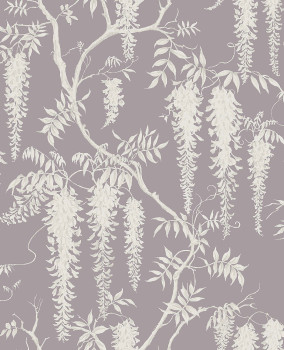 Purple floral wallpaper, 118253, Next