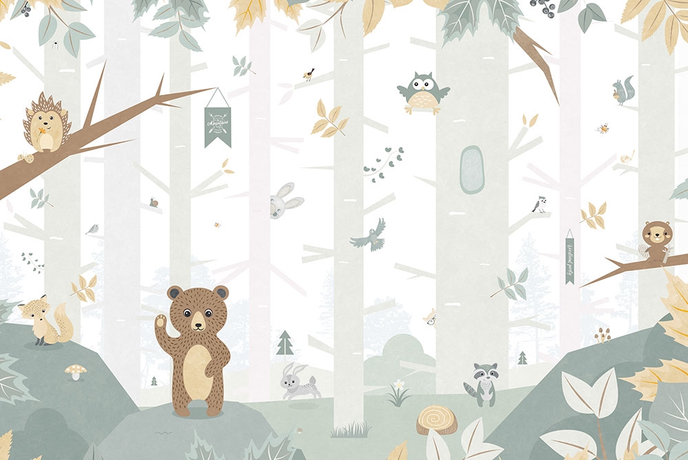 Mural wallpaper non-woven, digital print 30809, 418.5 x 280 cm, Smalltalk, BN International