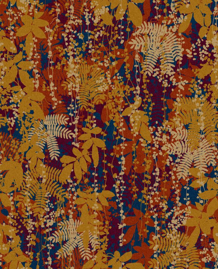 Wallpaper with leaves, 120400, Wiltshire Meadow, Clarissa Hulse