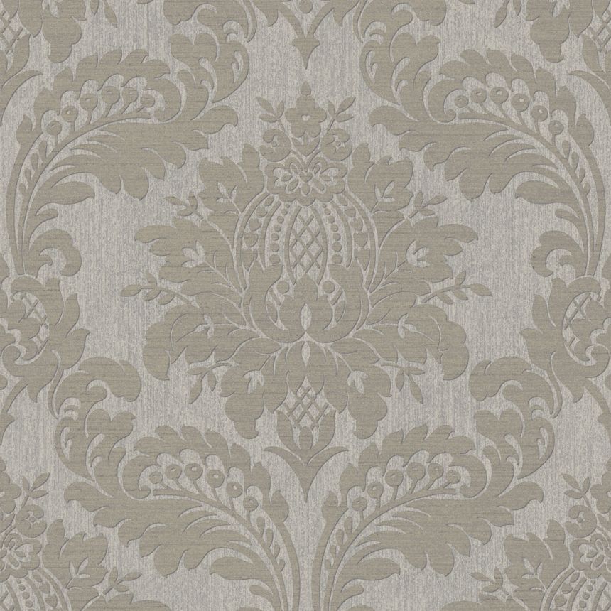 Gray-silver baroque non-woven wallpaper, 119970, Indulgence, Graham Brown Boutique