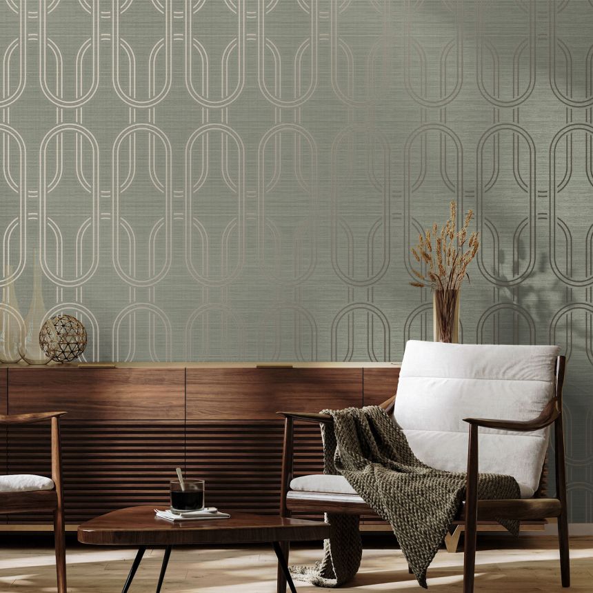 Luxury geometric pattern wallpaper, 120856, Indulgence, Graham Brown Boutique