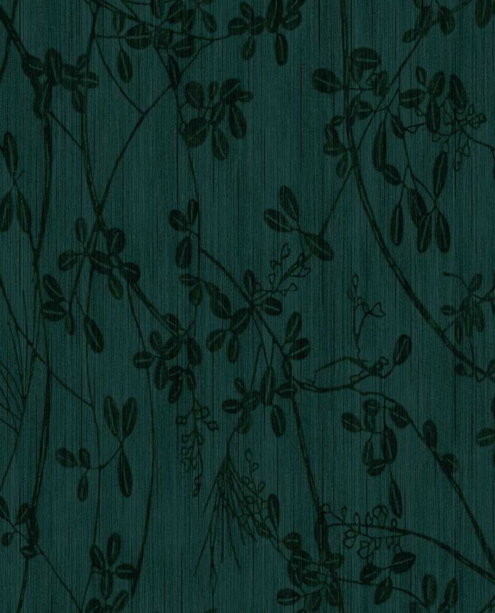 Green wallpaper with twigs and leaves, 333405, Emerald, Eijffinger