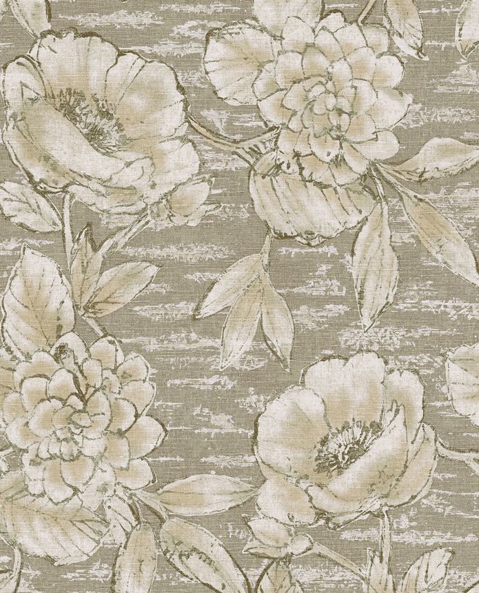 Luxury gray-beige floral wallpaper, 333412, Emerald, Eijffinger