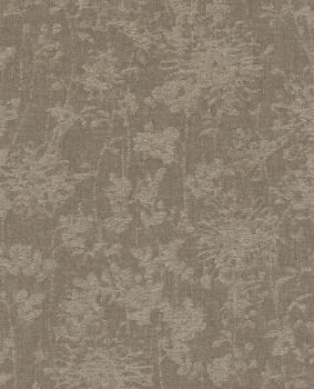 Luxury brown-gray wallpaper with flowers, 333422, Emerald, Eijffinger