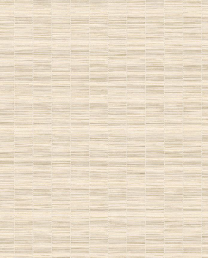 Cream wallpaper, bamboo imitation, 333430, Emerald, Eijffinger